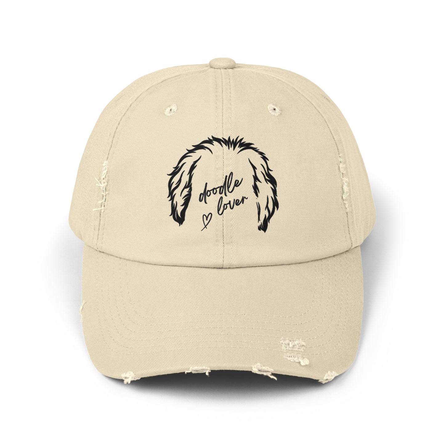 Doodle Lover Unisex Distressed Cap