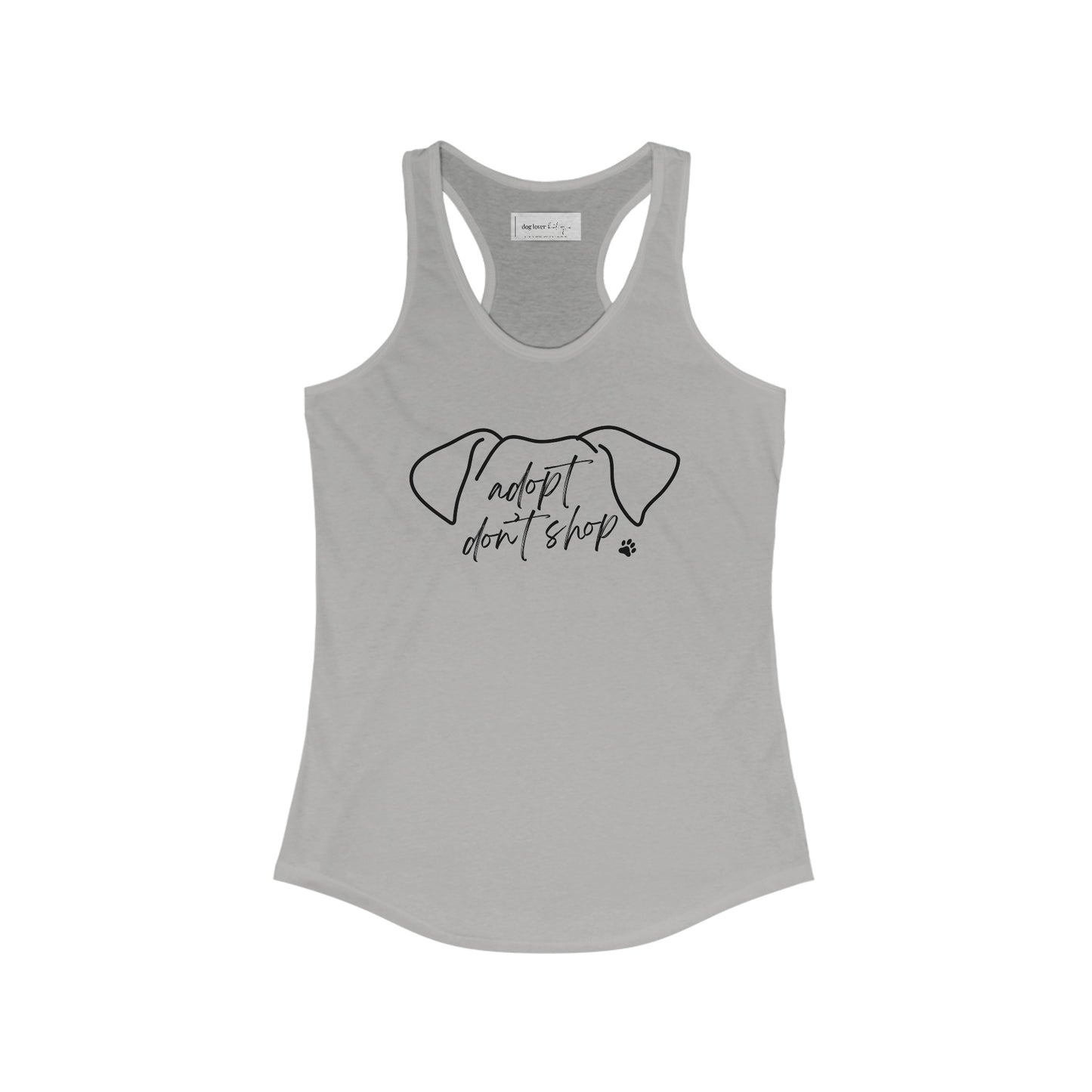 Adopt Don't Shop - Women's Racerback Tank