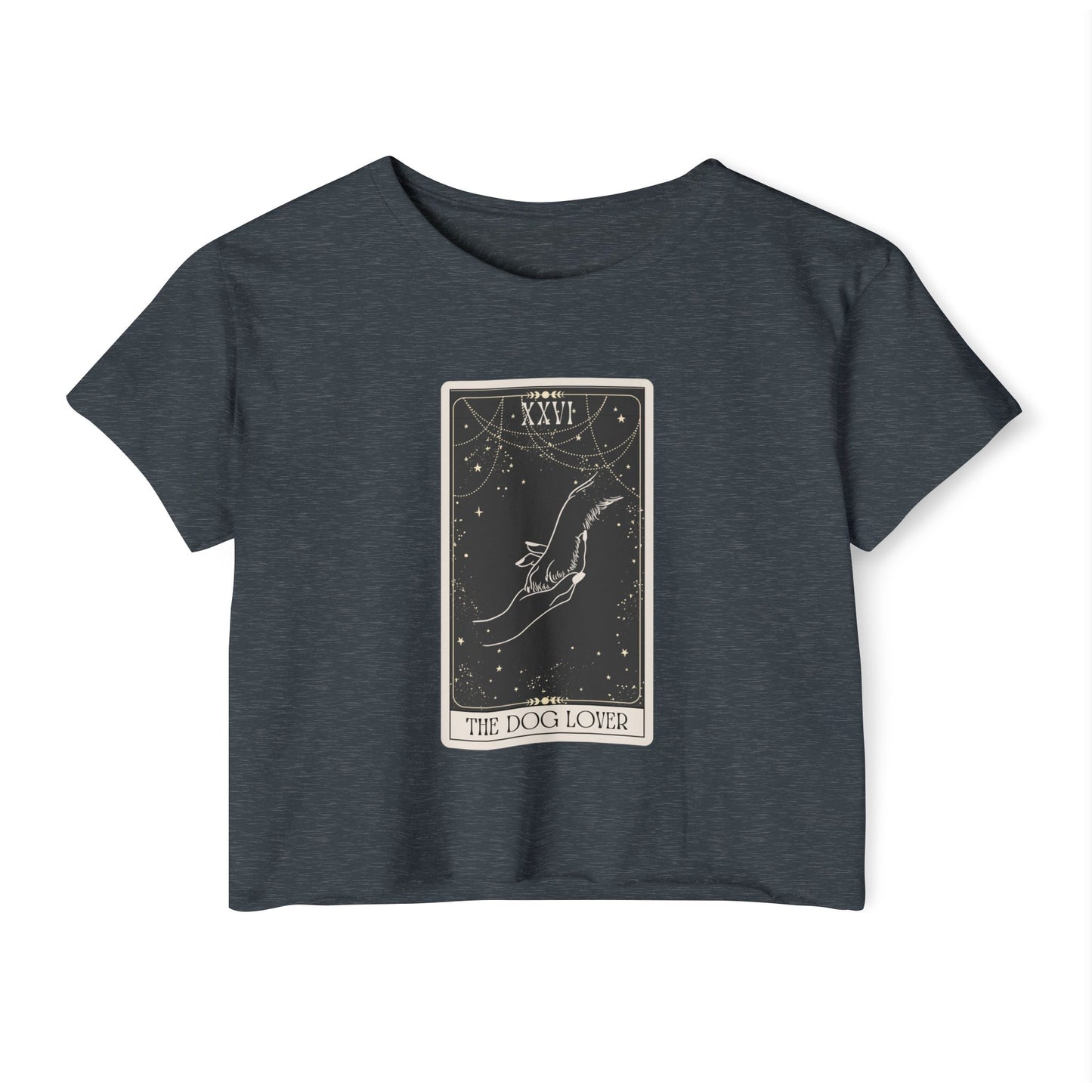 "The Dog Lover" Tarot Card Crop Top