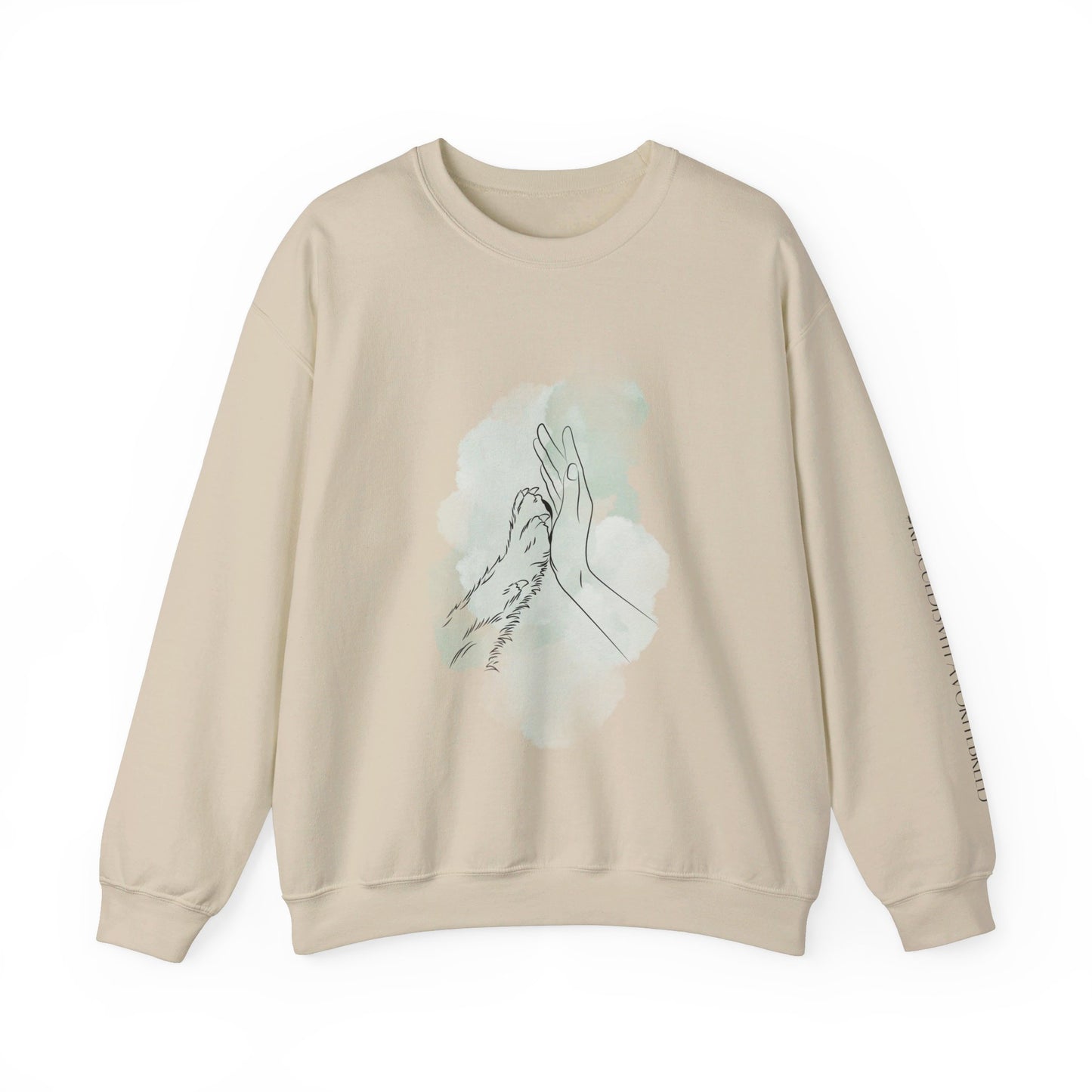 Hand and Paw Unisex Crewneck Sweatshirt