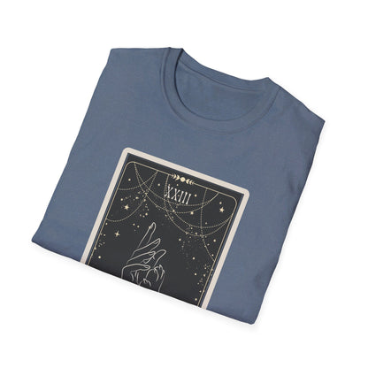 "The Dog Lover" Tarot Card Unisex Tee (Front Print)