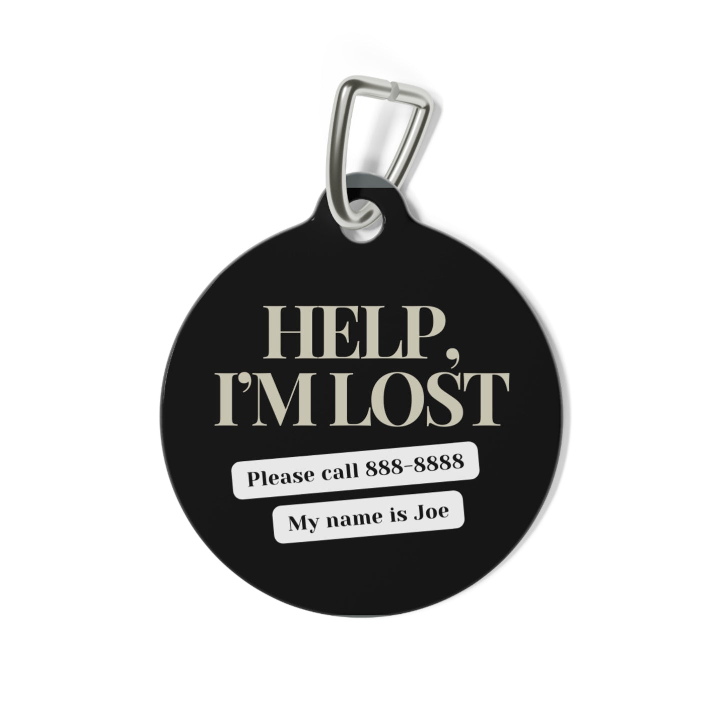 "Help, I'm Lost" Joe Biden Pet Tag