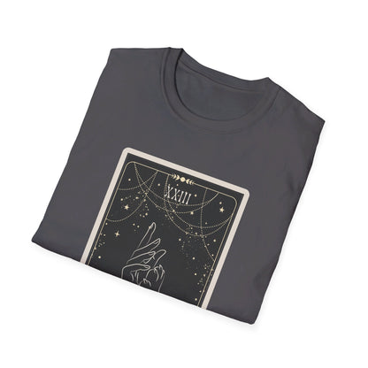 "The Dog Lover" Tarot Card Unisex Tee (Front Print)