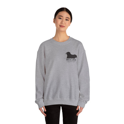 "Rescued Is My Favorite Breed" Crewneck Sweatshirt