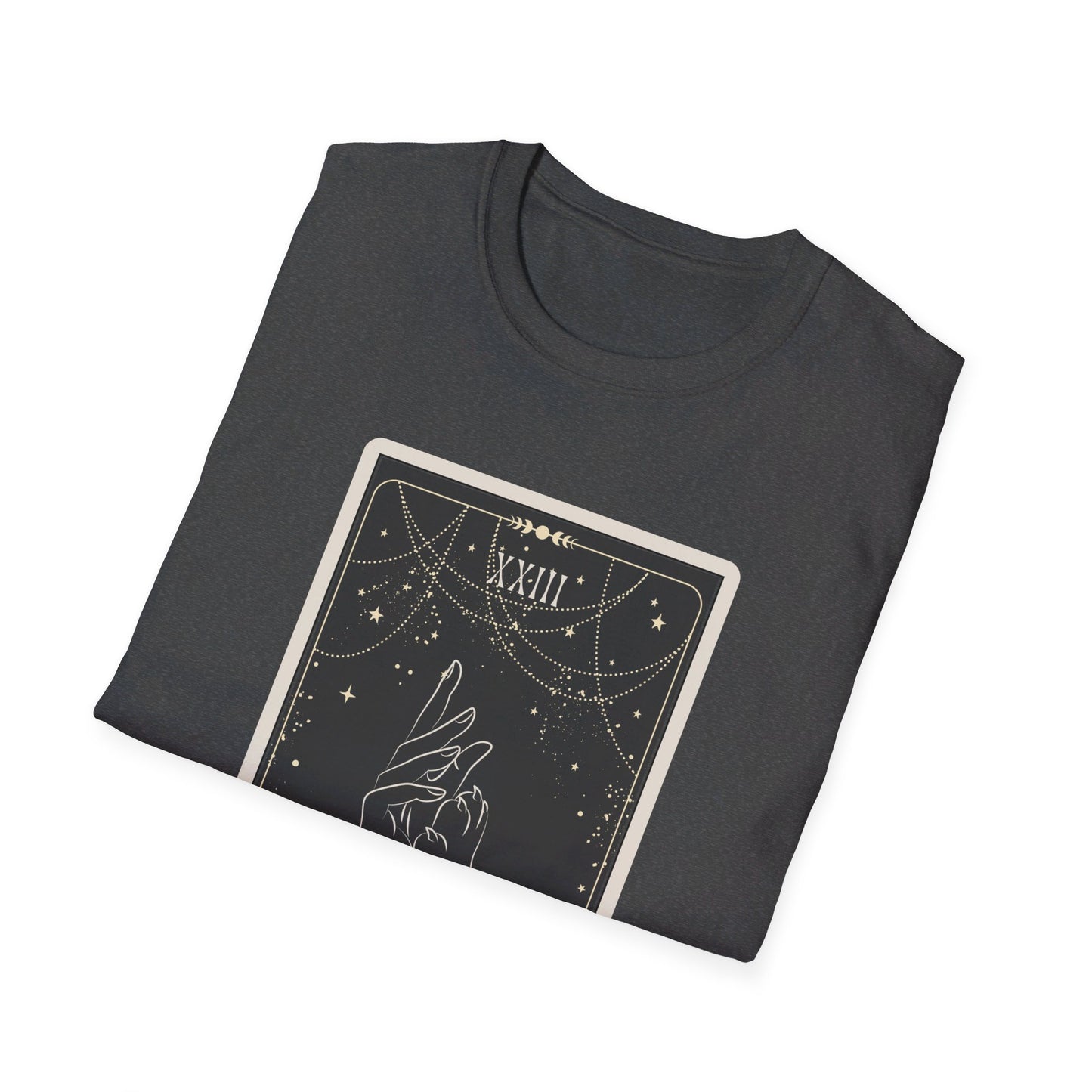 "The Dog Lover" Tarot Card Unisex Tee (Front Print)