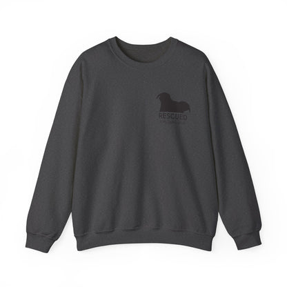 "Rescued Is My Favorite Breed" Crewneck Sweatshirt