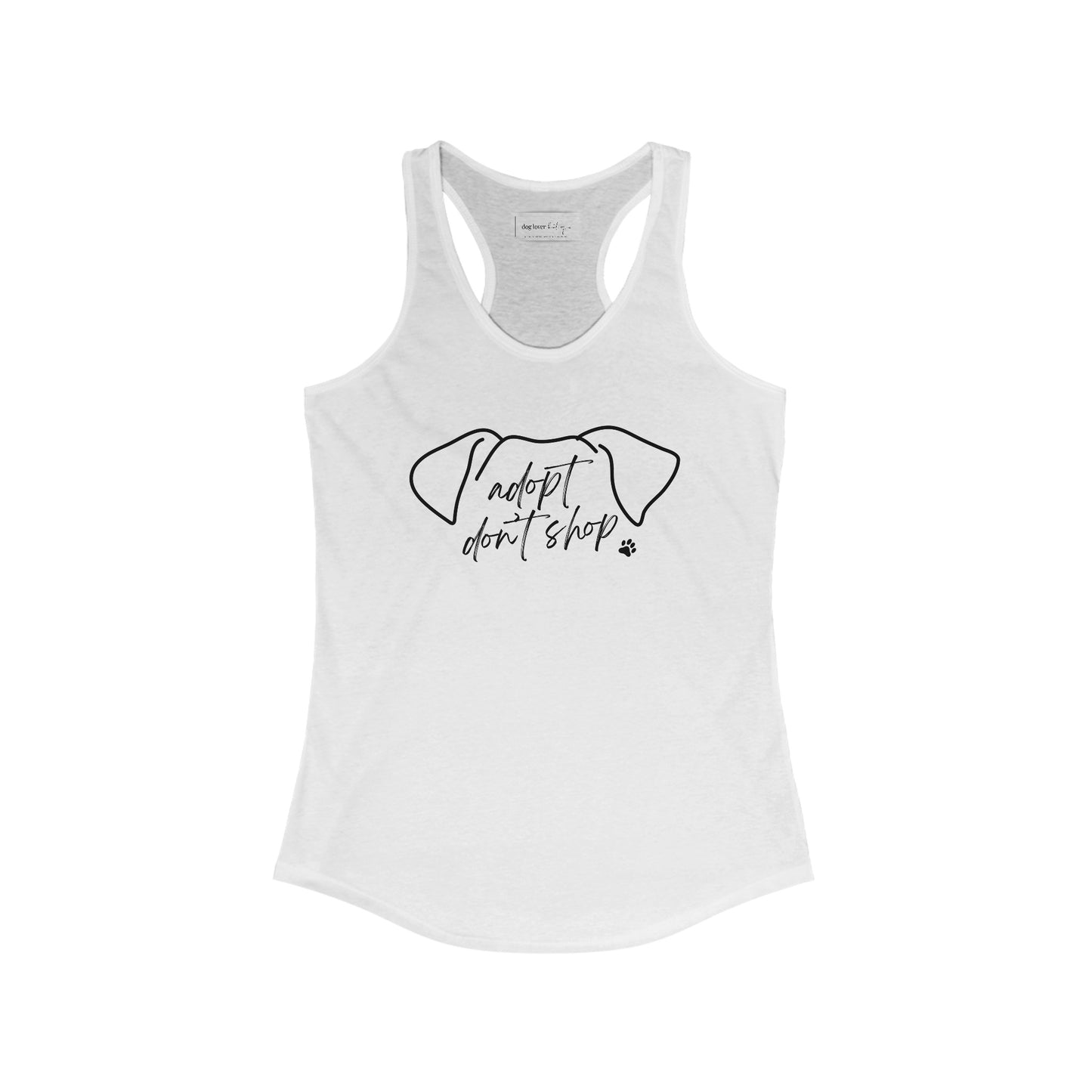 Adopt Don't Shop - Women's Racerback Tank