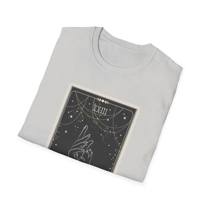 "The Dog Lover" Tarot Card Unisex Tee (Front Print)