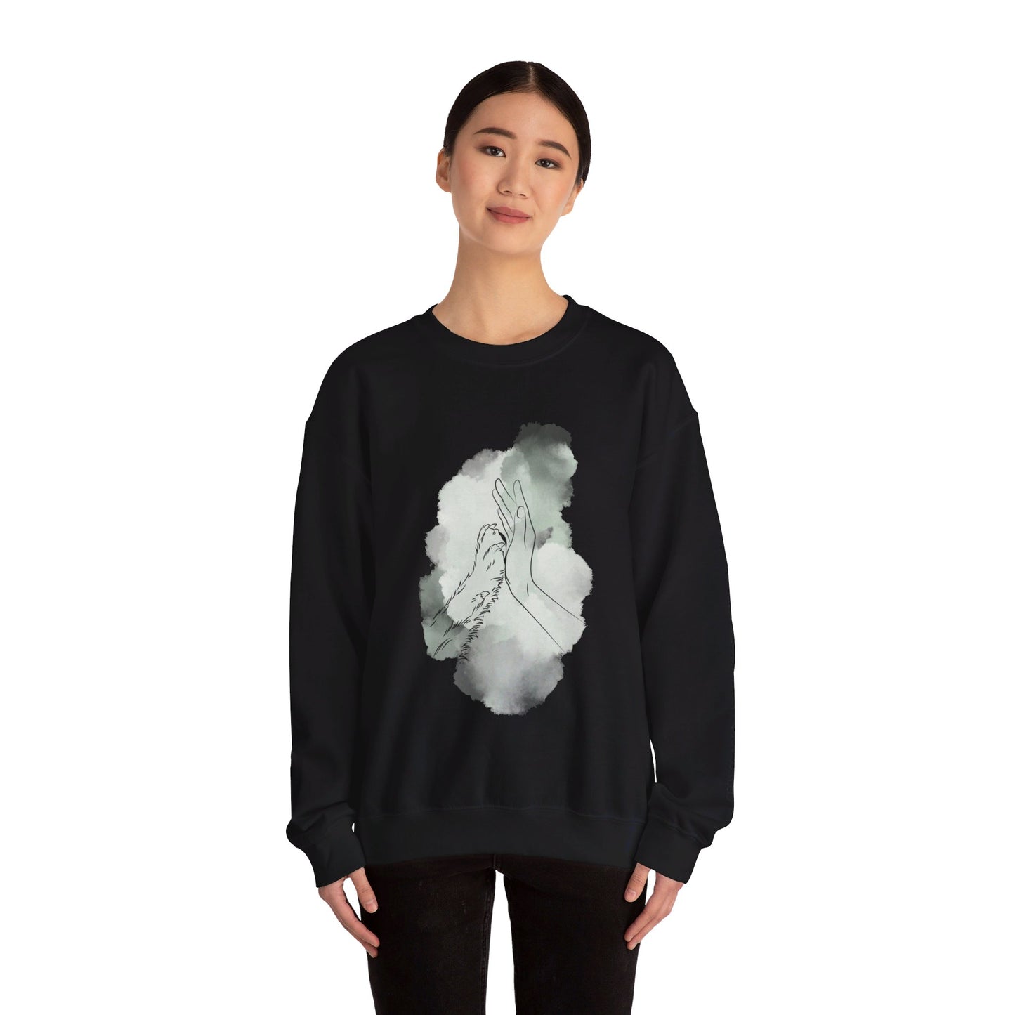 Hand and Paw Unisex Crewneck Sweatshirt