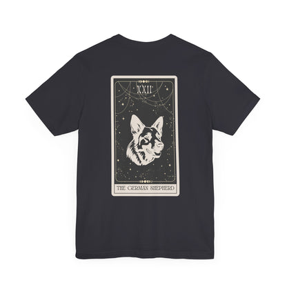 "The German Shepherd" Tarot Card Short UnisexTee