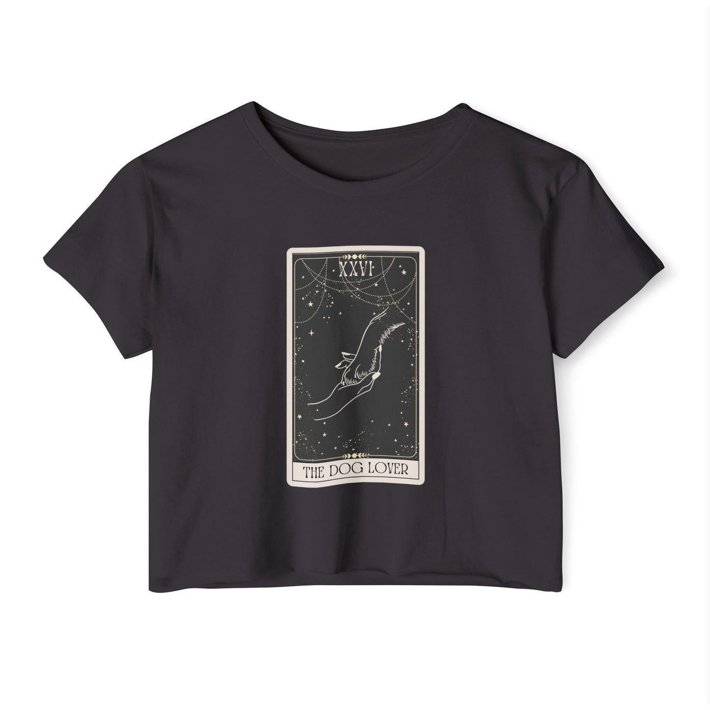 "The Dog Lover" Tarot Card Crop Top