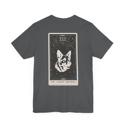 "The German Shepherd" Tarot Card Short UnisexTee