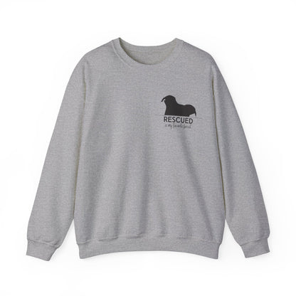 "Rescued Is My Favorite Breed" Crewneck Sweatshirt