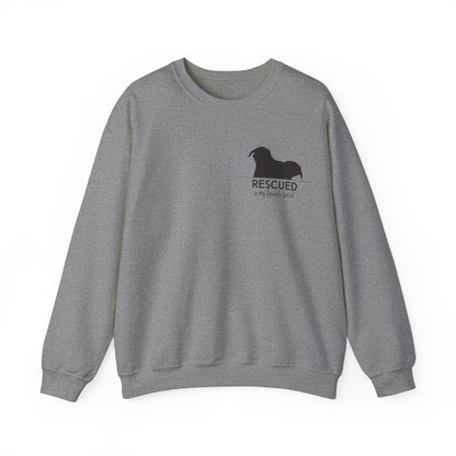 "Rescued Is My Favorite Breed" Crewneck Sweatshirt