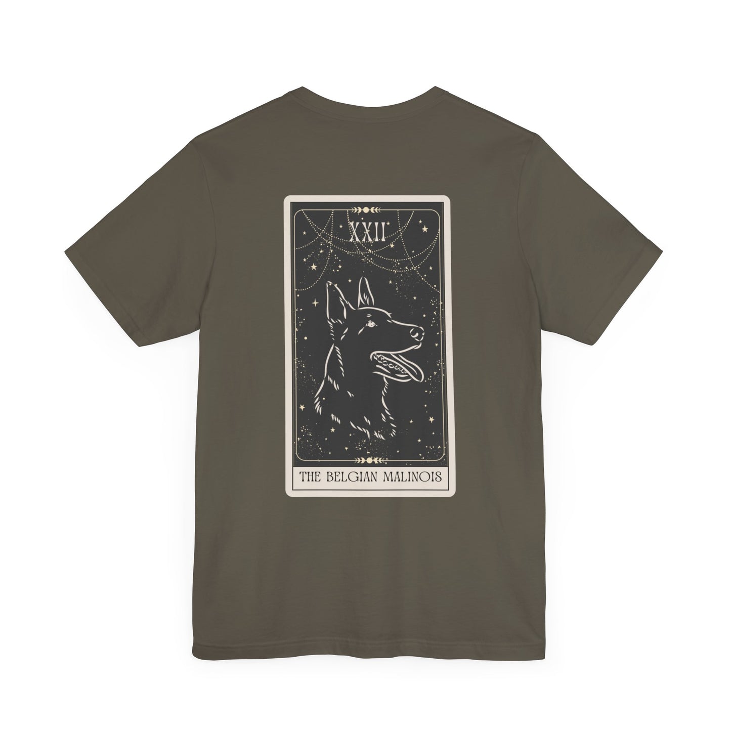 "The Belgian Malinois" Tarot Card Unisex Tee