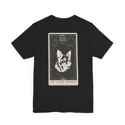 "The German Shepherd" Tarot Card Short UnisexTee